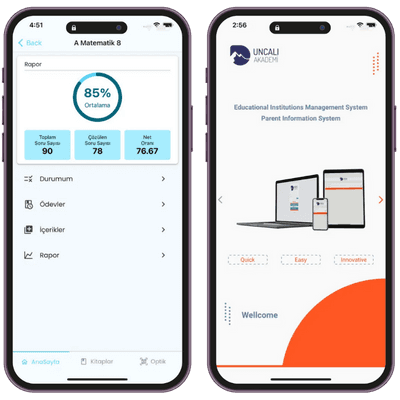 Uncalı Akademi Mobil Uygulama